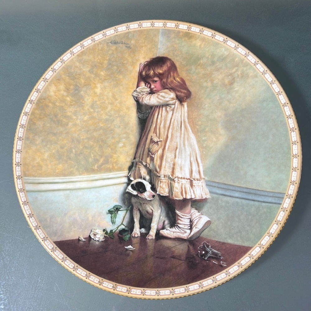 The Original In Disgrace by Charles Burton Barber Collector Plate